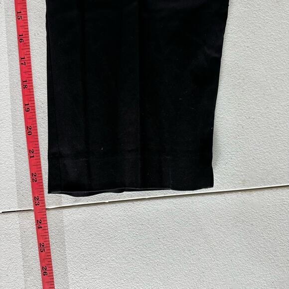 J. Jill Essential Cotton Stretch Black Pants Trousers Cropped Size 16 - Picture 10 of 10